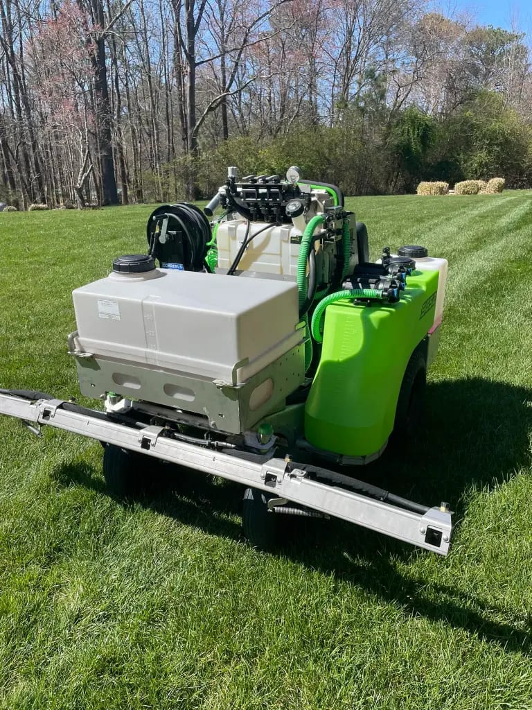 Bermuda grass suppression program for Richmond VA fescue lawns